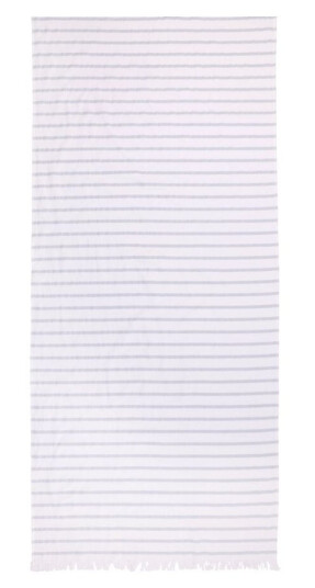 Home By Ilse Jacobsen Bath Collection hamam håndkle 80x180 cm powder blue stripes