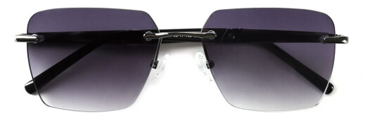 solbriller Pineberry fra eo Selection Sølv Metal|Acetate Rektangulær Large