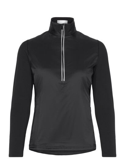 Callaway Lightly Insulated Mixed Media 1/4 Zip - Black - XS