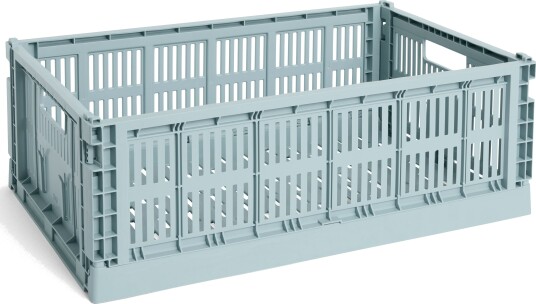 Hay Colour Crate Large Oppbevaring Dusty Blue Hay Colour Crate Large Oppbevaring Dusty Blue