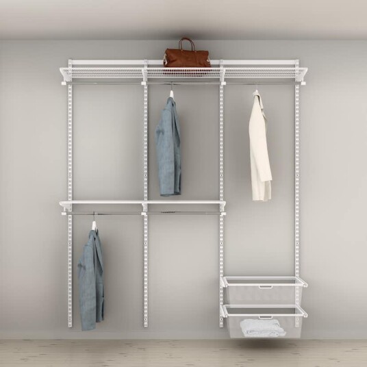 Innredningsløsning Elfa Garderobe Nr 16 Hvit