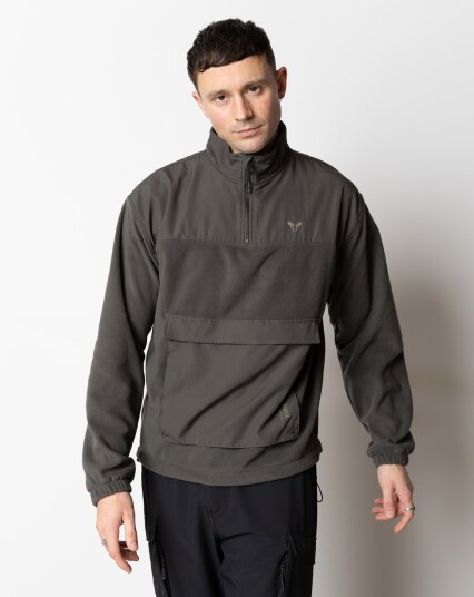 Fat Moose Herold Fleece Half Zip Grønn