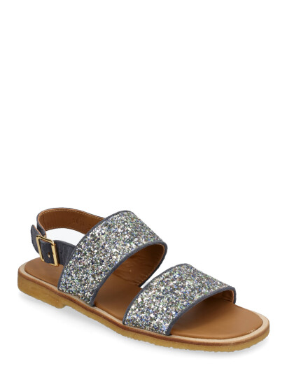 ANGULUS Sandals - Flat - Silver - 38 ANGULUS Sandals - Flat - Silver - 38