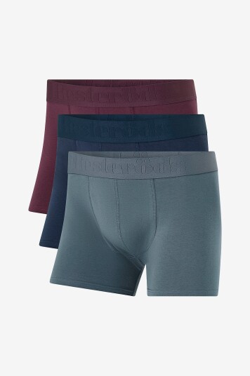 Resteröds Boxershots 3 pk Organic Cotton Flerfarget