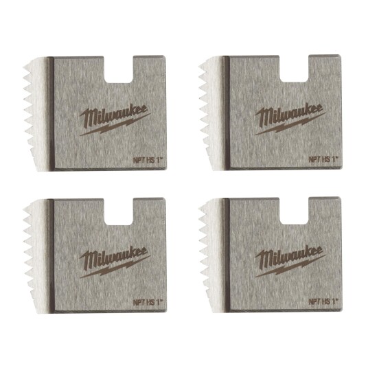 Milwaukee 48361109 Gjengebakkesett 1" NPT HS, 4-pakk, Håndverktøy