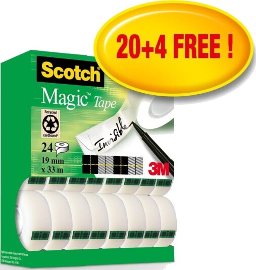 Scotch Klebeband Scotch Magic 810 19x33 24ST