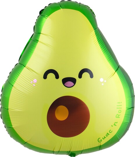 Folat Folieballong Avokado Kawaii 27696