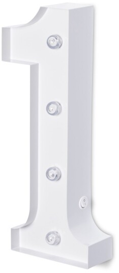 Alice & Fox Sifferlampe 1 Hvit Alice & Fox Sifferlampe 1 Hvit