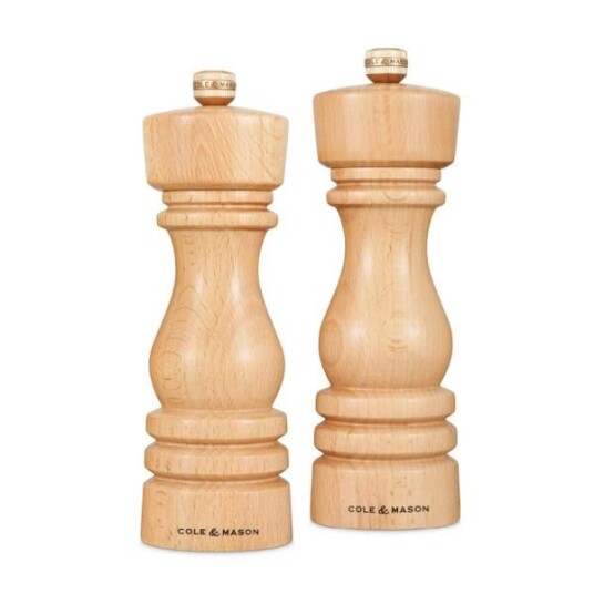 Cole & Mason London saltog pepperkvern 18 cm 2 stk natur Cole & Mason London saltog pepperkvern 18 cm 2 stk natur
