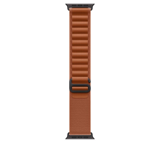 Apple 49/46 mm Terracotta Alpine Loop Medium Black Titanium Finish Apple 49/46 mm Terracotta Alpine Loop Medium Black Titanium Finish
