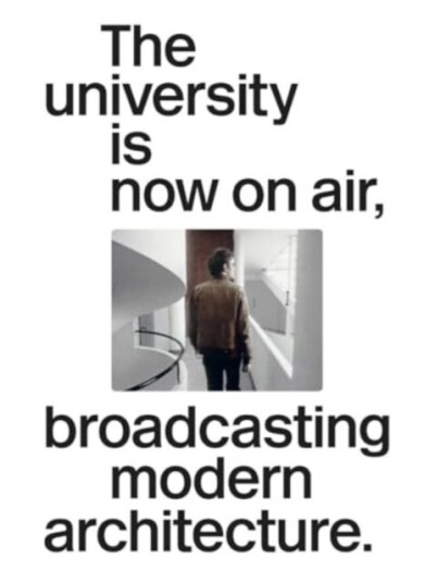 The University Is Now On Air Broadcasting Modern Architecture