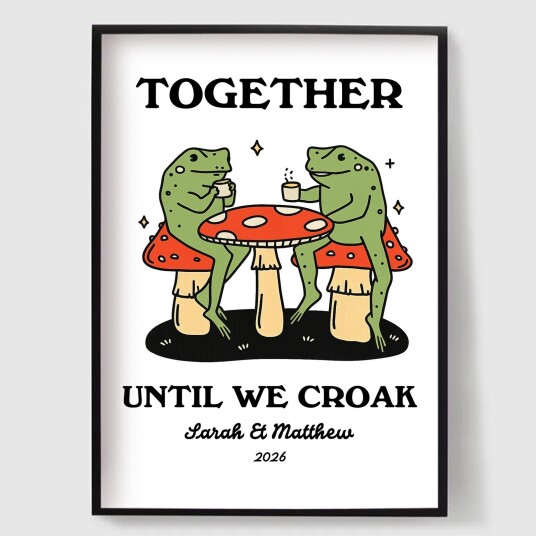 Namly Design Personalisert Plakat Frosk Illustrasjon POSTER527HIN Namly Design Personalisert Plakat Frosk Illustrasjon POSTER527HIN