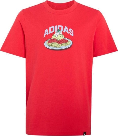 adidas Pasta Graphic T shirt Junior størrelse 176 cm