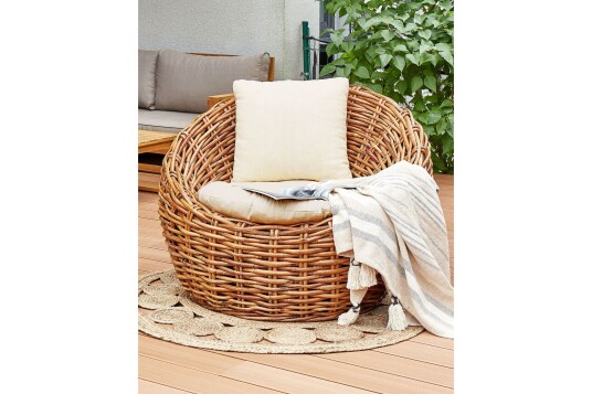 Utelenestol Lloyder Naturlig Beige Utelenestol Lloyder Naturlig Beige