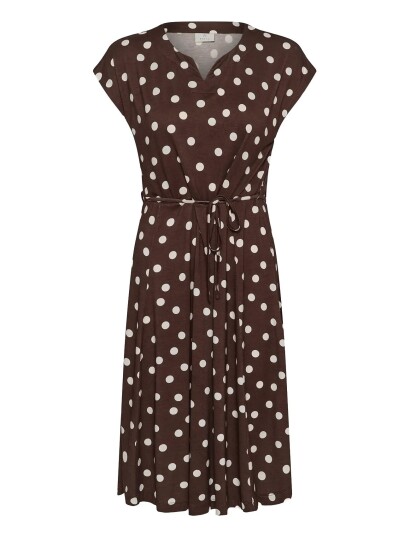 Kaffe Kabella Jersey Dress Brown XXL Kaffe Kabella Jersey Dress Brown XXL