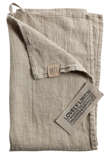 Lovely Linen kjøkkenhåndkle 45x70 cm Natural Beige Lovely Linen kjøkkenhåndkle 45x70 cm Natural Beige