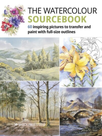 The Watercolour Sourcebook 60 Inspiring Pictures to Transfer and Paint with FullSize Outlines