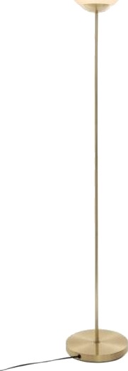 Dekorativ Lampeskjerm/Torsjers Lampe Med Rundt Skjerm Metall Gull 134 Cm