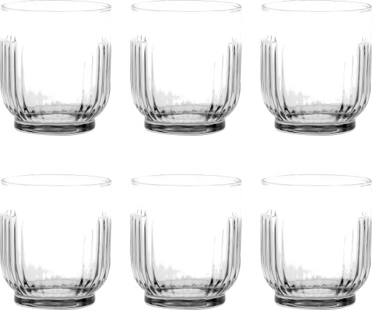 Aida Groovy Glass 33 cl 6 pk Klar