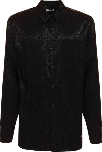 Just Cavalli Herre Skjorter Svart M,