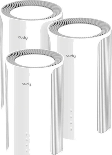 Cudy BE11000 Tri-Band WiFi 7 Mesh-system 2.5G 3-pakning