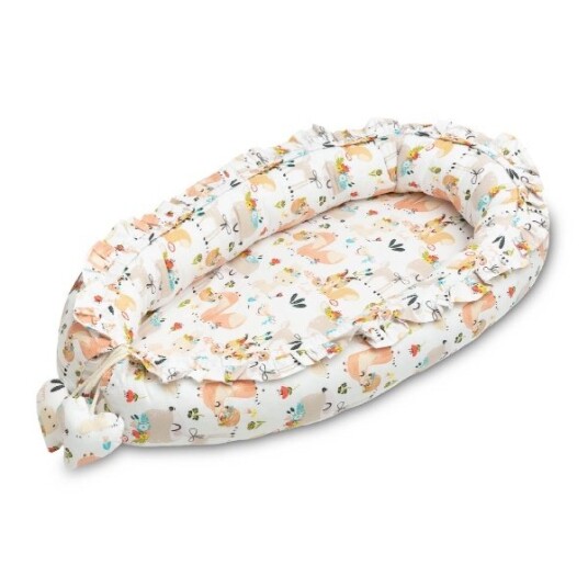 Sensillo Velvet Baby Nest Picnic Peach SILLO-228840 Sensillo Velvet Baby Nest Picnic Peach SILLO-228840