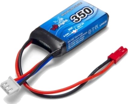 Vapex Li-Po Battery 2S 7,4V 20C 350mAh JST-RCY (BEC)-kontakt Vapex Li-Po Battery 2S 7,4V 20C 350mAh JST-RCY (BEC)-kontakt