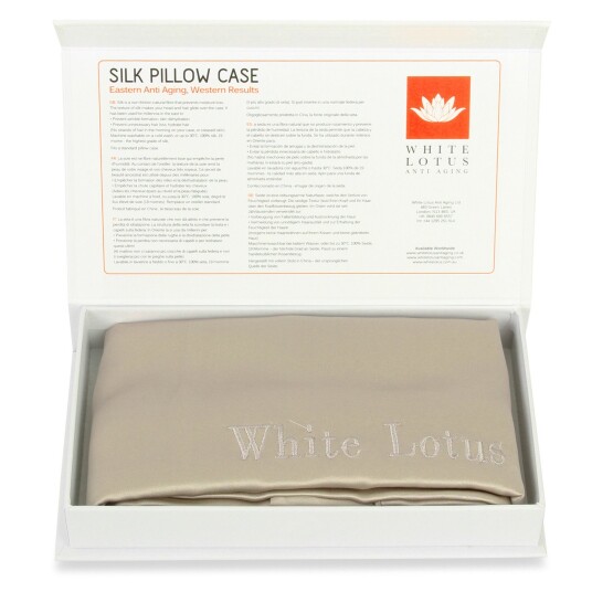 Dermaspa White Lotus Silkeputetrekk Grå Dermaspa White Lotus Silkeputetrekk Grå
