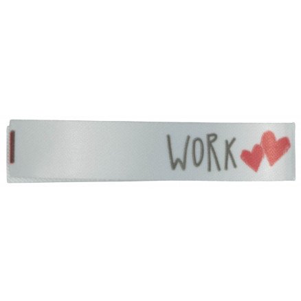 Balsløw Label Work Hvit 1 stk