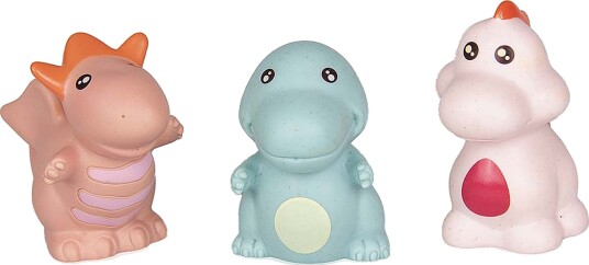 Le Toft Small Dinosaurs Badeleke 3-Pakning