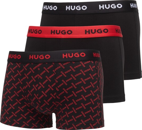 HUGO Trunk Triplet Design Black XL