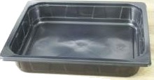 Bakke 1/2 Gn 4000 Ml Pp Sort Ompak 10 Ps X 10 Stk/Krt,10 Pk X 10 Stk/Krt