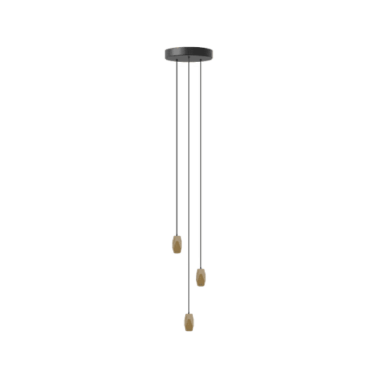 Umage Brighter Days Hexa Taklampe med Cluster 3 i Messing