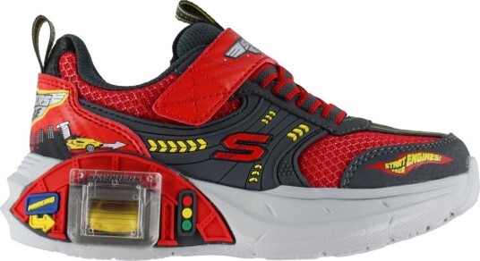 Skechers Sko Garage Rød/Kullgrå Skechers 35 Sko