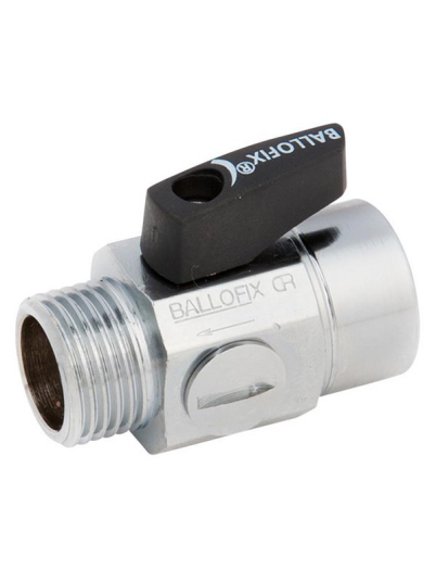 Broen Filterfix Stengeventil 3/4" Nippel x 1/2" Muffe med Integrert Filter Broen Filterfix Stengeventil 3/4" Nippel x 1/2" Muffe med Integrert Filter