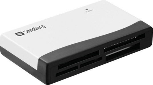 Sandberg Multi Card Reader - Windows & Mac - Hvit