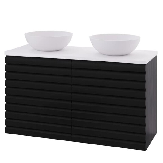 Servantskap Linn Bad Selma 120 cm Dobbel 160622STD Servantskap Linn Bad Selma 120 cm Dobbel 160622STD