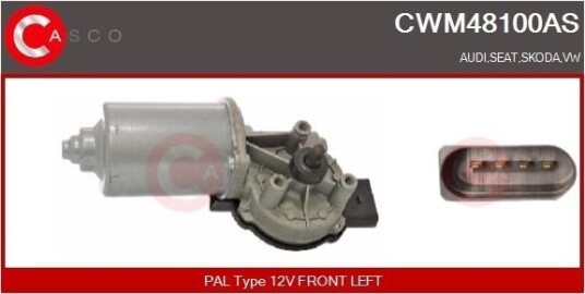 CASCO CWM48100AS Vindusviskermotor CASCO CWM48100AS Vindusviskermotor