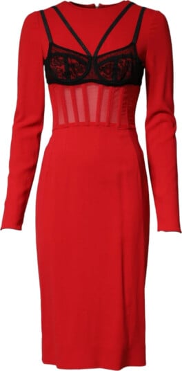 Dolce & Gabbana Dame Kjoler Rød S,