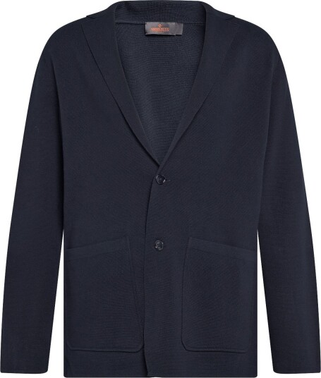 Morris Jake Knitted Blazer OLD BLUE L