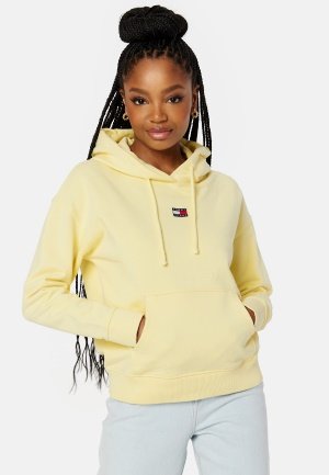 TOMMY JEANS Badge Hoodie ZHO LEMON ZEST S