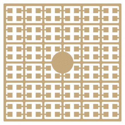 Pixelhobby Midi Perler 263 Ekstra lys hudfarge 2x2mm 140 pixels