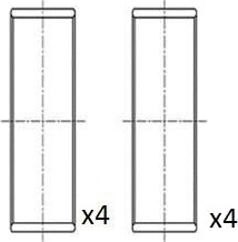 Stempelstanglager FAI AutoParts BB2068-025 Stempelstanglager FAI AutoParts BB2068-025