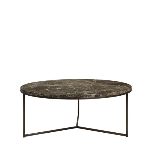 Cedes sofabord Bronze/dark brown