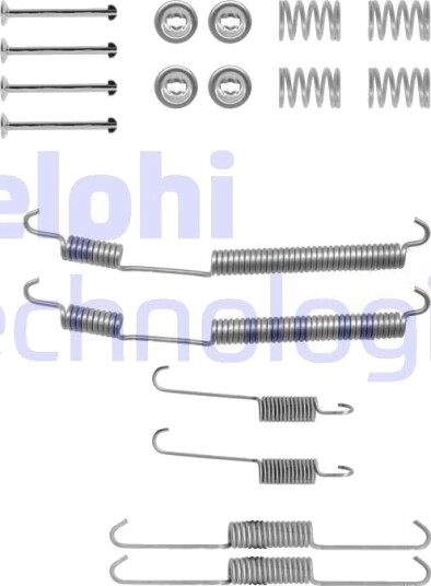 Tilbehørsett bremsesko DELPHI LY1228