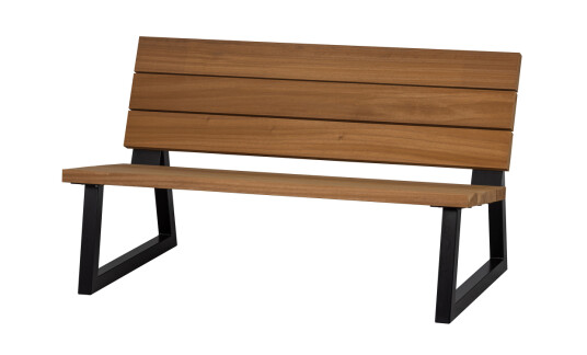Woood BANCO Utesofa natur/sort Woood BANCO Utesofa natur/sort