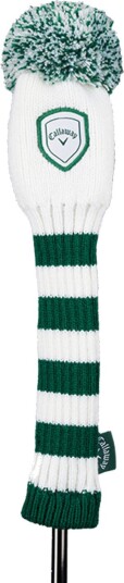 Callaway Pom Pom Headcover Fairway 25 Headcover White-Green Callaway Pom Pom Headcover Fairway 25 Headcover White-Green