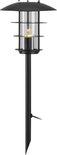Unite 12 Hagelys 50 cm 3,2W 3000 Kelvin utendørs IP44 Utbyggbar Svart