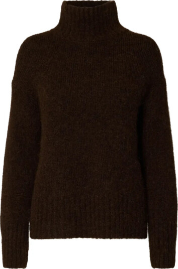 Selected Femme Dame Strikkevarer Brun XL Selected Femme Dame Strikkevarer Brun XL