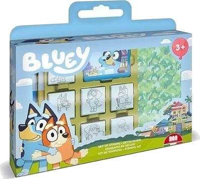 Multiprint Multiprint Multiprint Bluey Stempler I Etui
